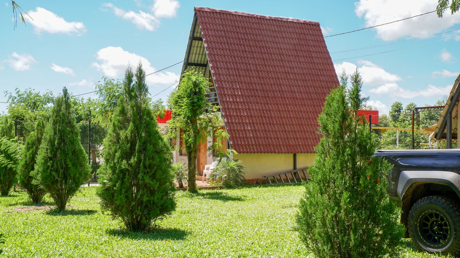 Cabaña en la naturaleza